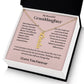 My Beautiful Granddaughter Personalized Vertical Name Necklace