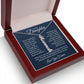 To My Daughter Personalized Vertical Name Necklace