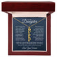 To My Daughter Personalized Vertical Name Necklace