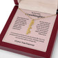 My Beautiful Granddaughter Personalized Vertical Name Necklace