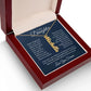 To My Daughter Personalized Vertical Name Necklace