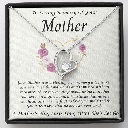 In Loving Memory Of Your Mother Forever Love Necklace